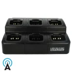 شارژر ۶ خانه موتورولا مدل GP338 , GP339 , GP328 , GP380 , ….