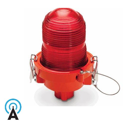 Cabled and solar-powered tower lights in various models and sizes.